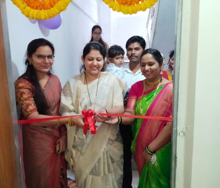 Office opening in the auspicious hands of Hon. Swati Tai Pokale.